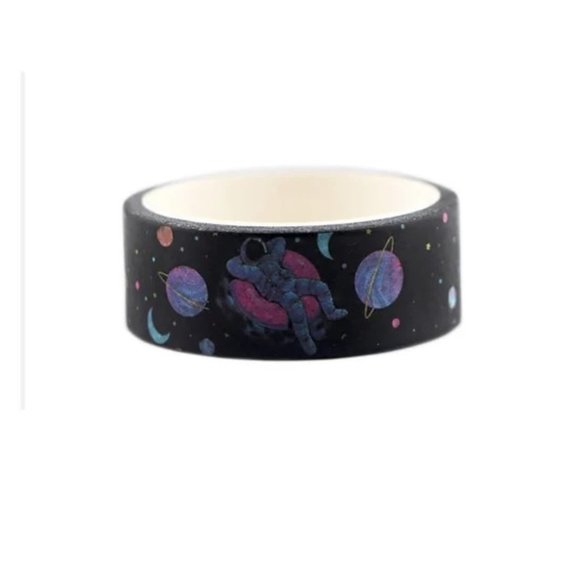 Astronaut Washi Tape, 5m Roll, Planner Supplies - Picture 1 of 3